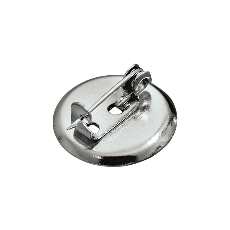 Base de Broche Redonda c/Aba 19mm