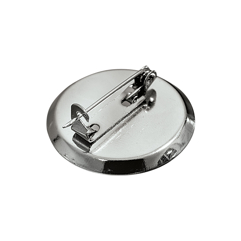 Base de Broche Redonda c/Aba 30mm