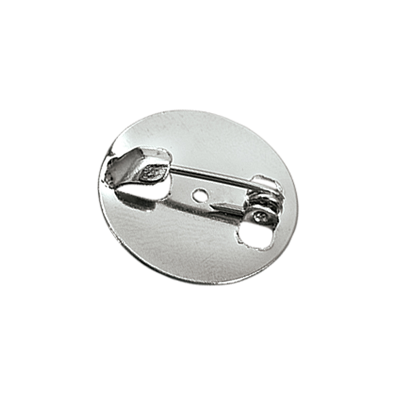 Base de Broche Redonda Pequena 19mm