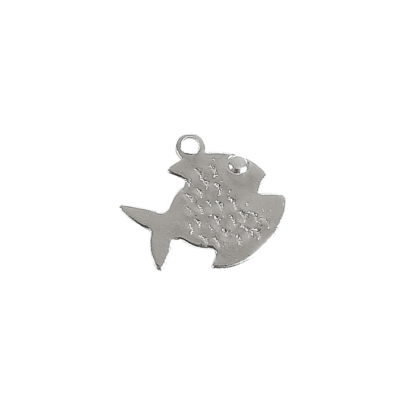 Pingente Peixe 01 - 10,5x10mm