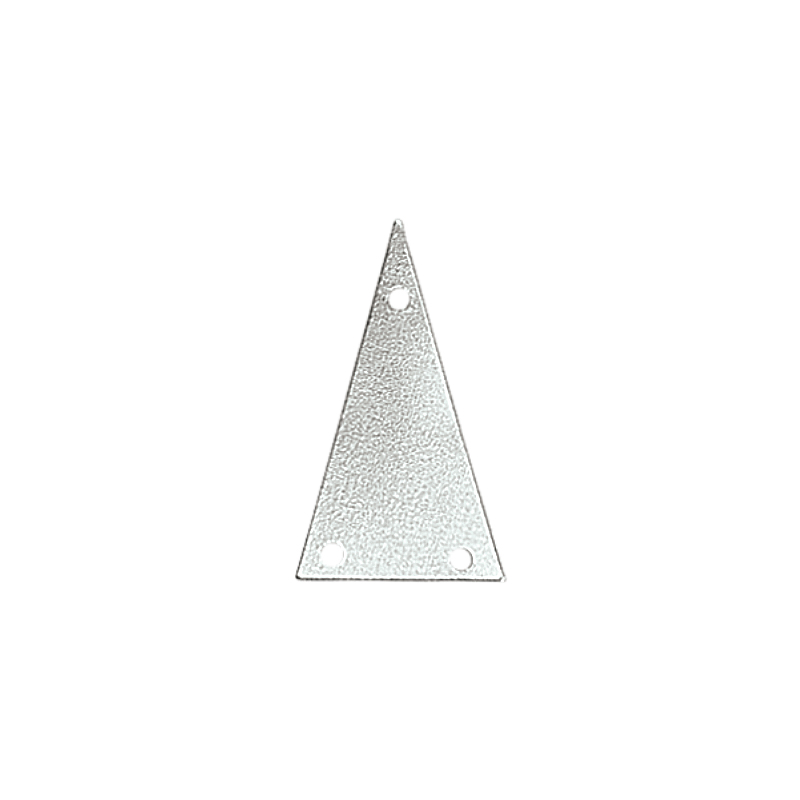 Aplicação Triângulo - 3 Furos - 21x12mm
