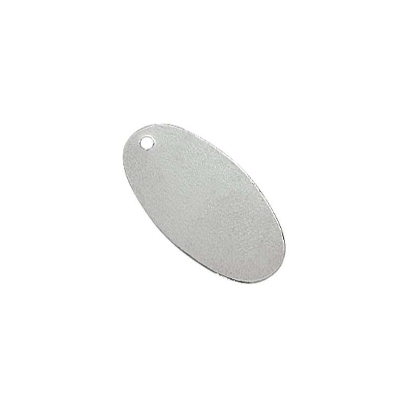 Penduricalho Oval - 1 Furo - 17x11mm