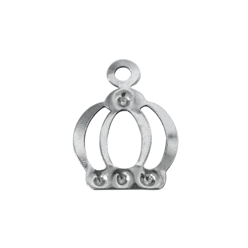 Pingente Coroa p/Strass – 17x12mm – Fita 0,30mm