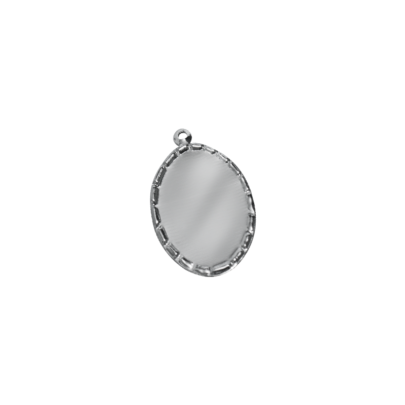 Medalha Oval – 21x16mm – Fita 0,30mm