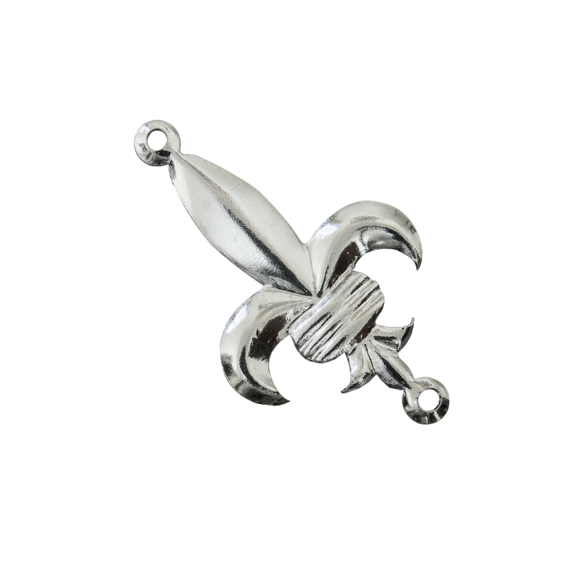Pingente Flor de Lis – 45x27mm – 2 Argolas